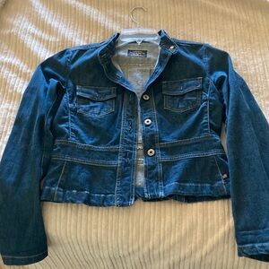 Ralph Lauren Indigo Denim Crop Jacket